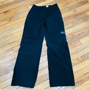 REI Co-op Peak 2.5L Pants Mens Small 30 Black Waterproof Rain Hiking Outdoor